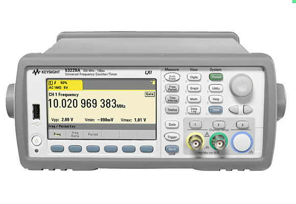 安捷倫Agilent 53220A 350 MHz 通用頻率計(jì)數(shù)器計(jì)時(shí)器，12 位秒，100 ps